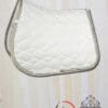 HKM Diamante Saddle Pad White