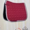 HKM Diamante Saddle Pad Wine