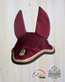 Pony - Burgundy - Lauria Garrelli Golden Gate Ear Bonnet
