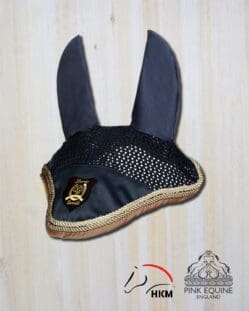 Pony - Navy - Lauria Garrelli Golden Gate Ear Bonnet