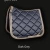 Lauria Garrelli Golden Gate Bit saddle pad dark grey