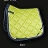 Lauria Garrelli Golden Gate Bit saddle pad Lime Green