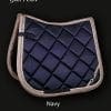 Lauria Garrelli Golden Gate Bit saddle pad Navy Blue