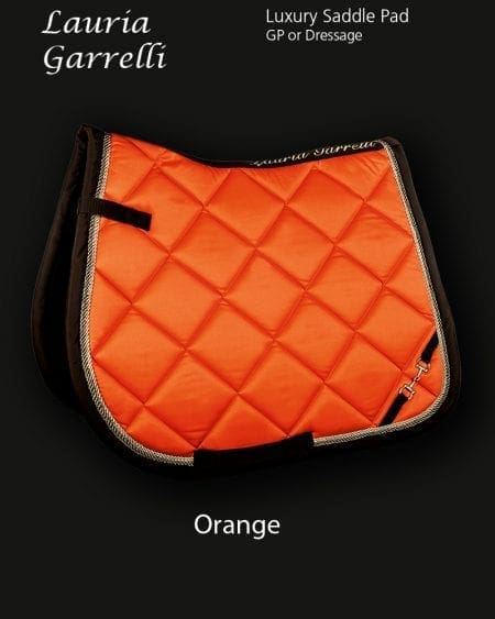 Lauria Garrelli Golden Gate Bit saddle pad Orange