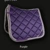 Lauria Garrelli Golden Gate Bit saddle pad Purple