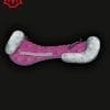 Mattes Cotton Sheen Sheepskin Half Pad Fuschia