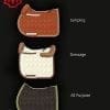 Mattes Cotton Sheen Square Saddle Pad Styles