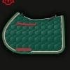 Mattes Square Cotton Sheen Sheepskin Saddle Pad Green