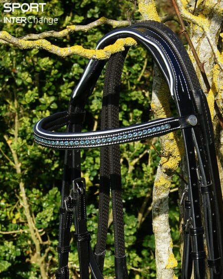 Black Baby Blue Bridle Top Part