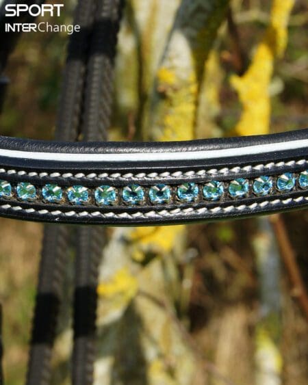 Black Baby Blue Browband