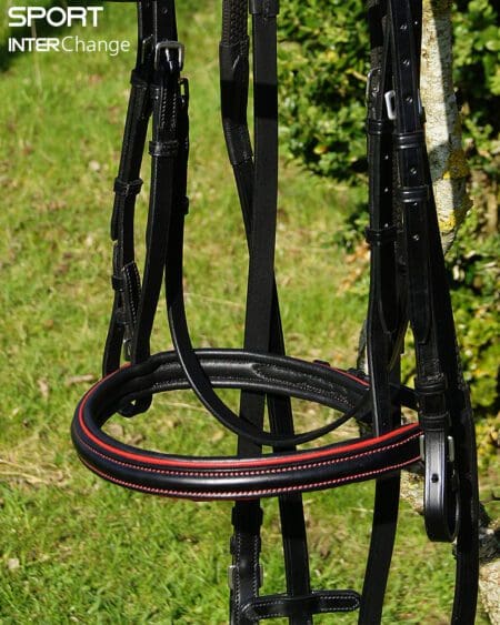 Black Red Noseband