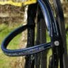 Royal Blue Black Bridle Top Part