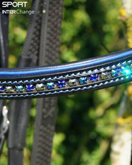 Royal Blue Black Browband