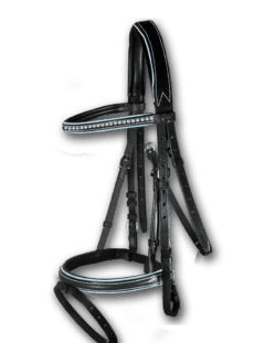 Sport Baby Blue Bridle with Flash