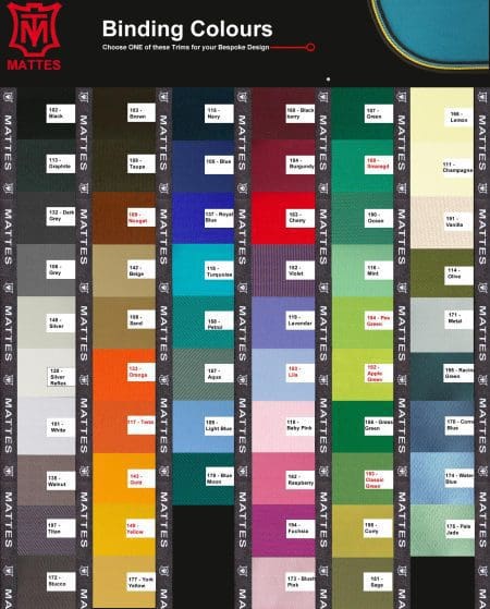 2022 - Mattes Equestrian Binding Colours