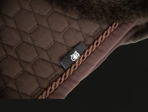 Brown Cotton Saddle Pad Material