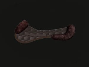 Brown Jumping Sheepskin Half Pad
