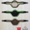 Mattes Asymmetric Long Leather Stud Girth