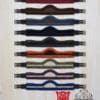 Asymmetric leather girth
