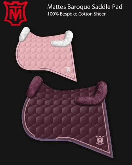 Mattes Baroque Spanish Saddle Pads