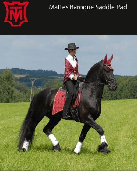 Fresian Horse Saddle Pad