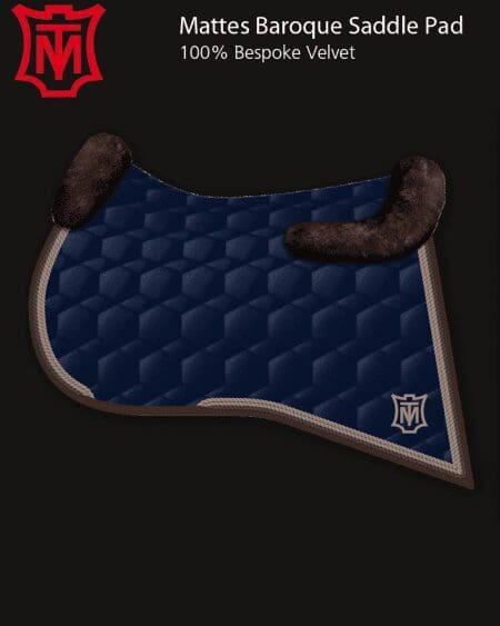 Mattes Baroque Saddle Pads
