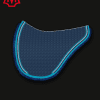 Mattes Cotton Endurance Saddle Pad Blue