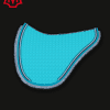 Mattes Cotton Endurance Saddle Pad Turquoise