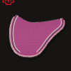 Mattes Cotton Endurance Saddle Pad Pink