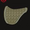 Mattes Cotton Sheen Endurance Saddle Pads Khaki