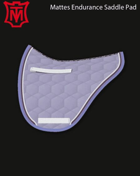 Mattes Endurance Velvet Saddle pad Lilac