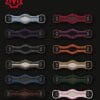 Leather short anatomical shaped girth