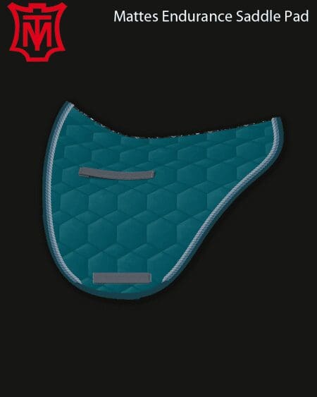Mattes Velvet Endurance Saddle Pad Blue Moon