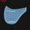 Mattes Velvet Endurance Saddle Pad Cornet Blue