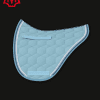 Mattes Velvet Endurance Saddle Pad Water Blue