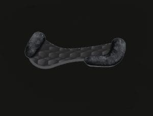 Black All Purpose Sheepskin Half Pad