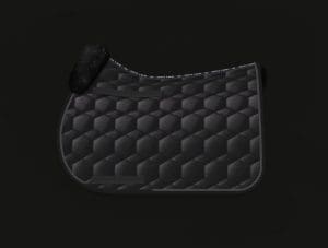 Black All Purpose Sheepskin Saddle Pad