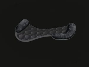 Black Jumping Sheepskin Half Pad