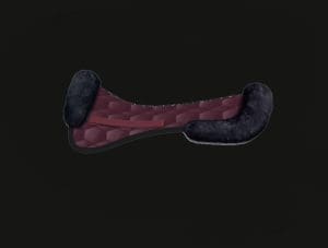 Blackberry Dressage Sheepskin Half Pad