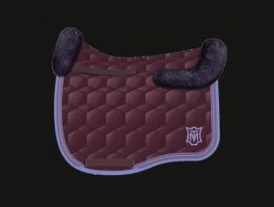 Blackberry Dressage Sheepskin Saddle Pad