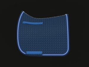 Blue Dressage Cotton Square Saddle Pad