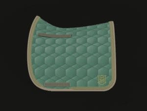 British Racing Green Dressage Saddle Pad