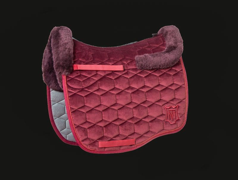 Burgundy Saddle Pad Range