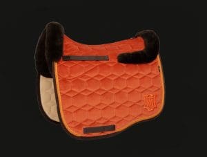 Cinnamon Dressage Sheepskin Saddle Pad