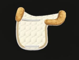 Cream Dressage Sheepskin Numnah