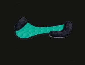 Emerald Green Jumping Sheepskin Half Pad