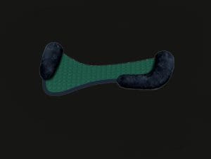 Green Dressage Saddle Pad