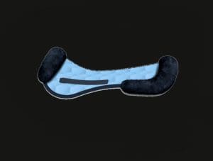 Light Blue All Purpose Sheepskin Half Pad