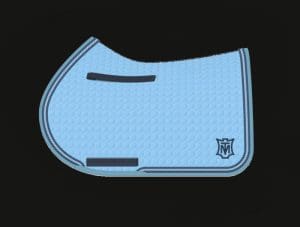 Light Blue Jumping Saddle Pad