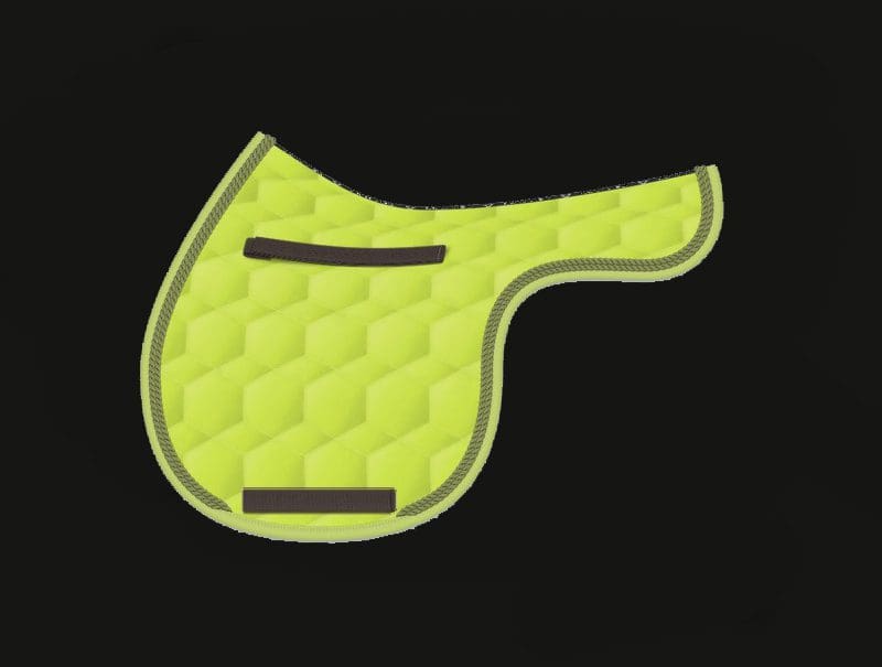 Stunning Lime Green Saddle Pads Pink Equine